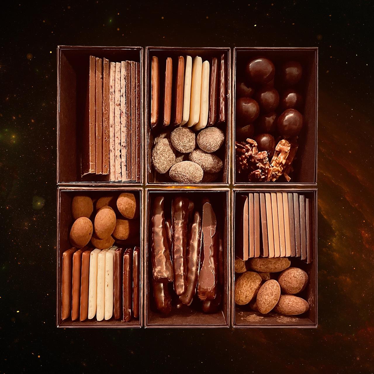 Nyd livet med karamelleriets karameller overtrukket med chokolade